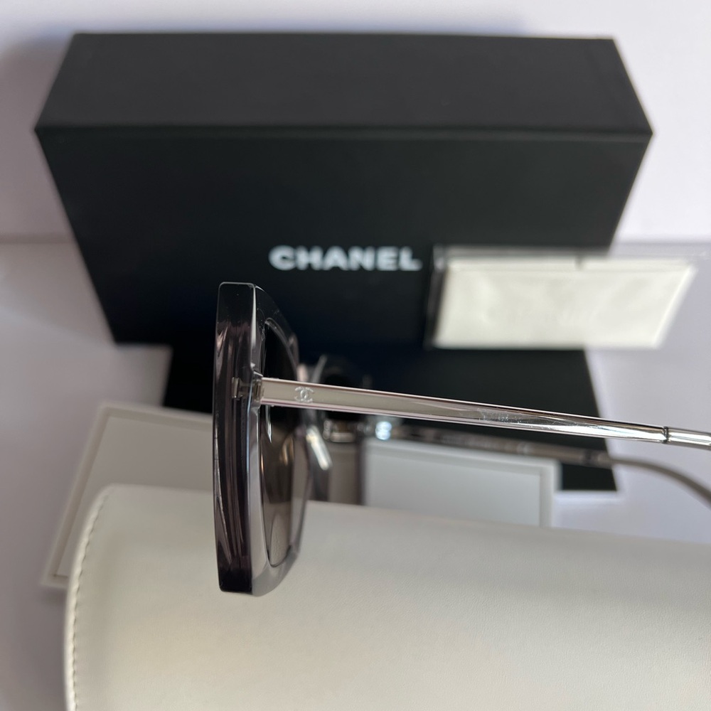 Chanel Square Sunglasses Ch6051 Grey/Mirror Clear. - Picture 10 of 11